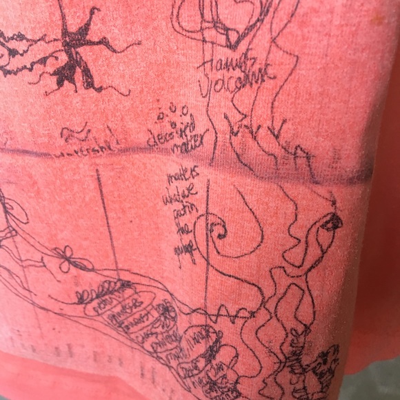 Handmade Orange flower text tube top or skirt - Picture 2 of 7